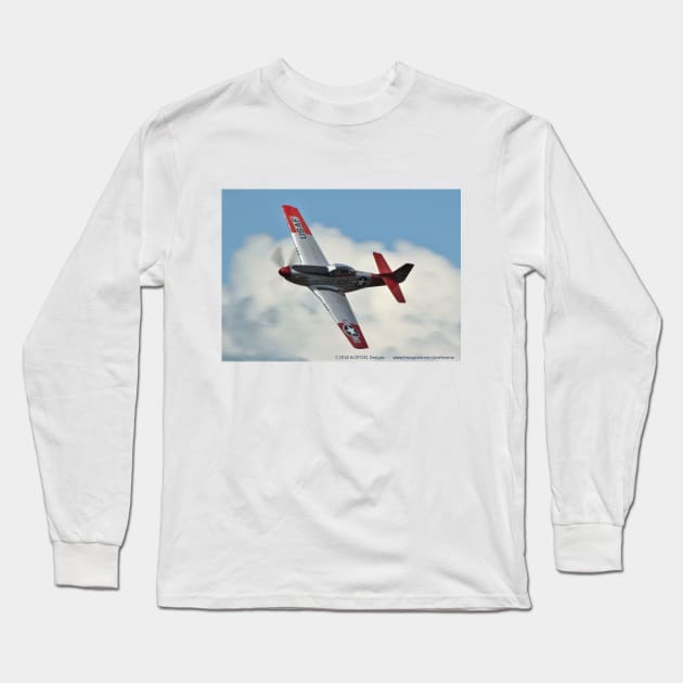 P-51D Mustang “Val-Halla” fast turn Long Sleeve T-Shirt by acefox1